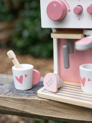 Label label espresso machine pink 1