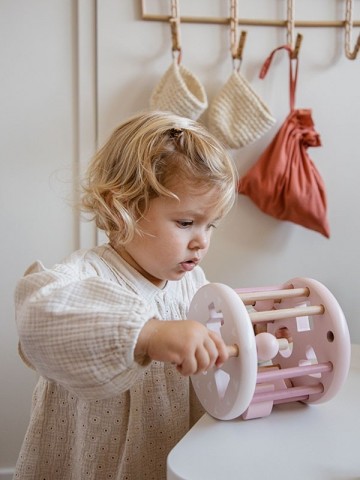 Label label shape sorting wheel pink 1