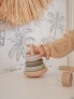 Label label stacking rings balance olive green 3