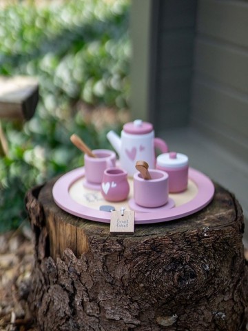 Label label tea set pink 1