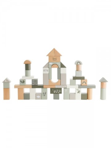 Label label wooden blocks 50pcs olive 1