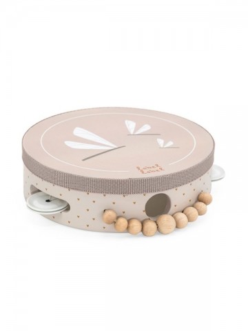 Label label wooden tambourine nougat 1